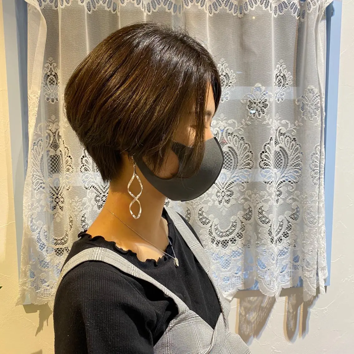 カラー オリーブカラー 笹木 琴乃のヘアスタイル