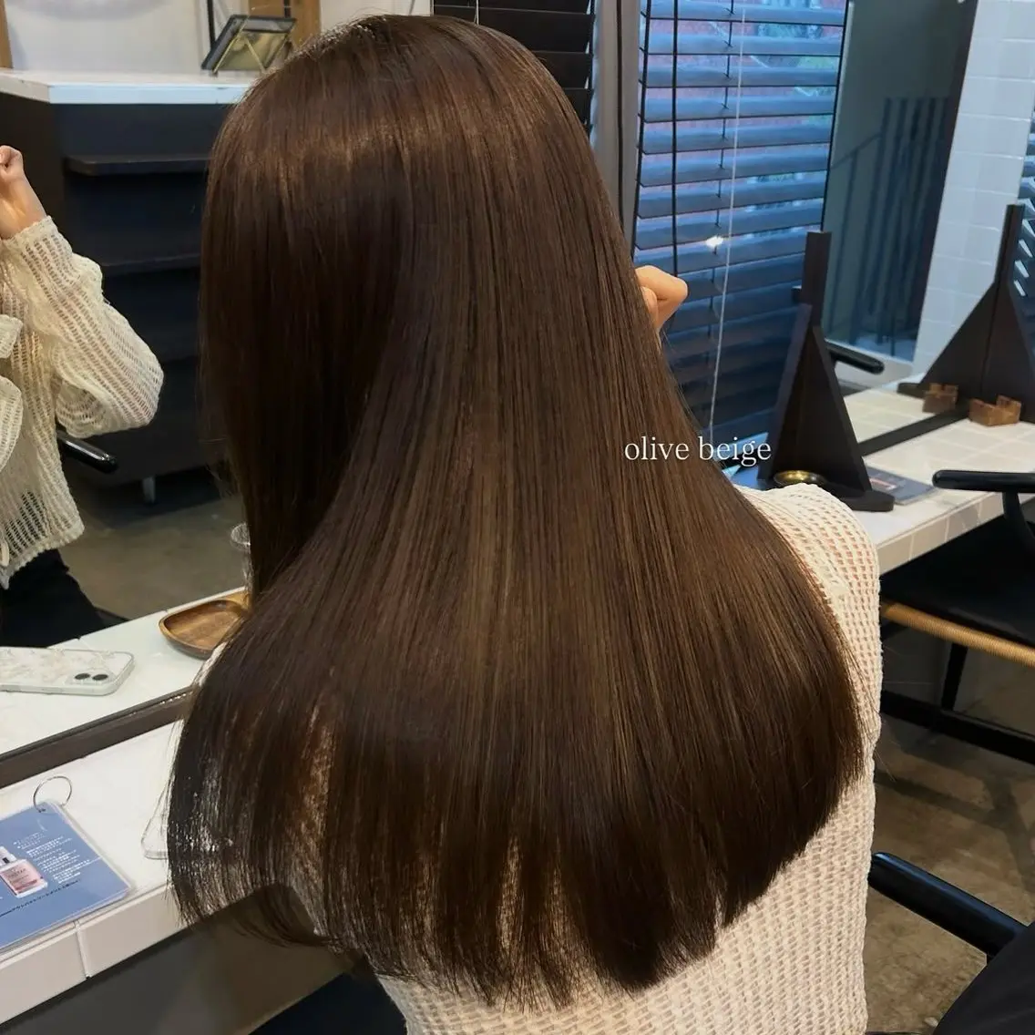 ロング カラー ヘアカラー 透明感カラー/ くるくるパーマミウのヘアスタイル