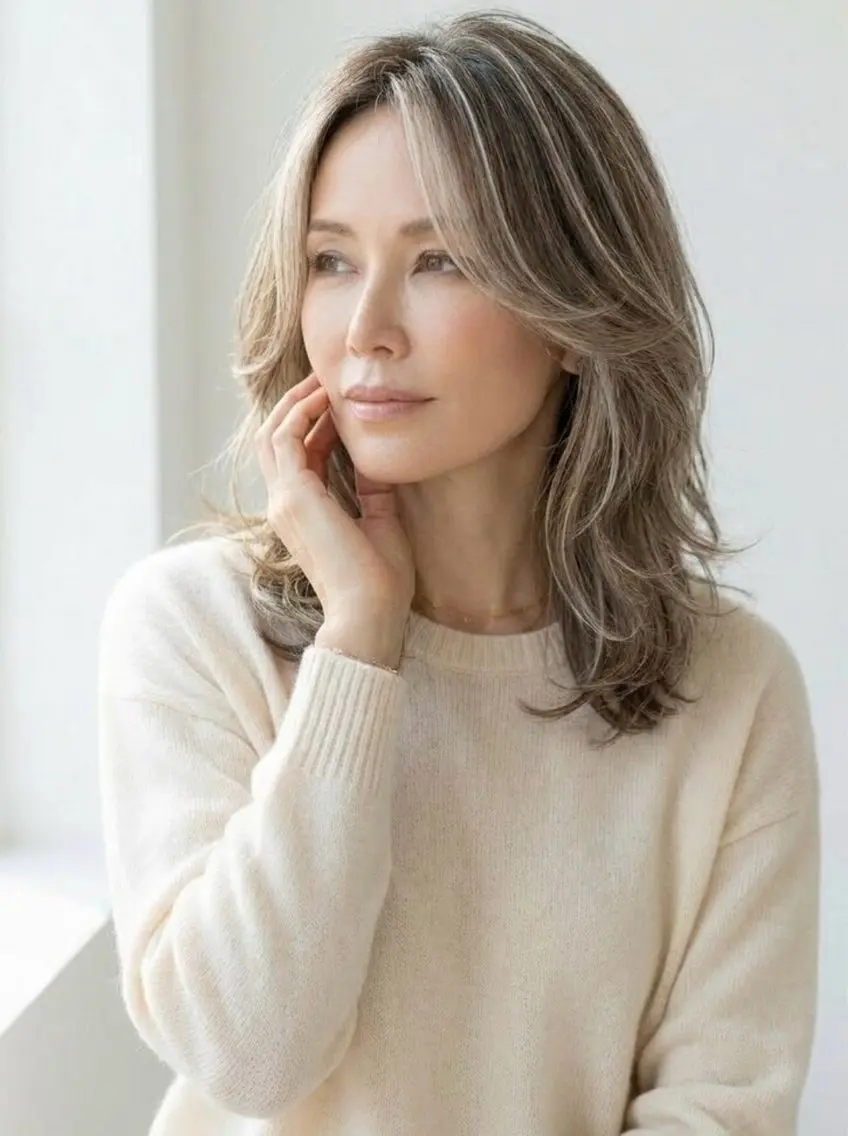 セミロング ハイライト カット ヘアカラー ショートカット×メ ンズ特化✂︎長妻のヘアスタイル