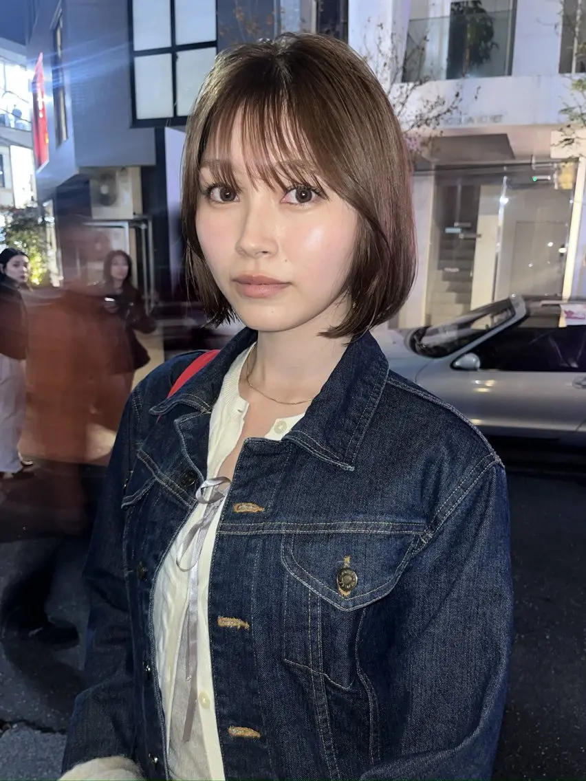 【ご新規様クーポン】≪ロング料金なし≫似合わせカット＋透明感カラー+プレミアムトリートメント(前処理TR付)の写真