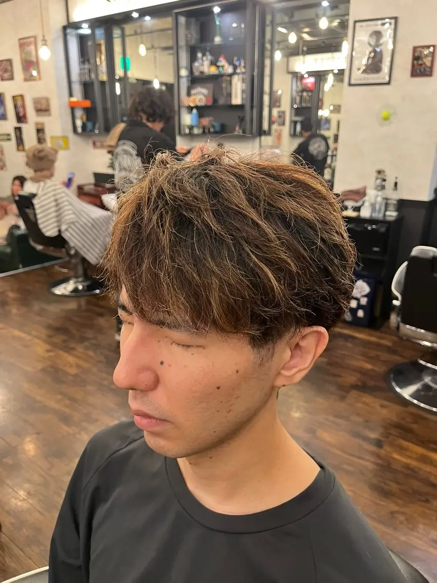 ショート 山崎 ユキヤのヘアスタイル