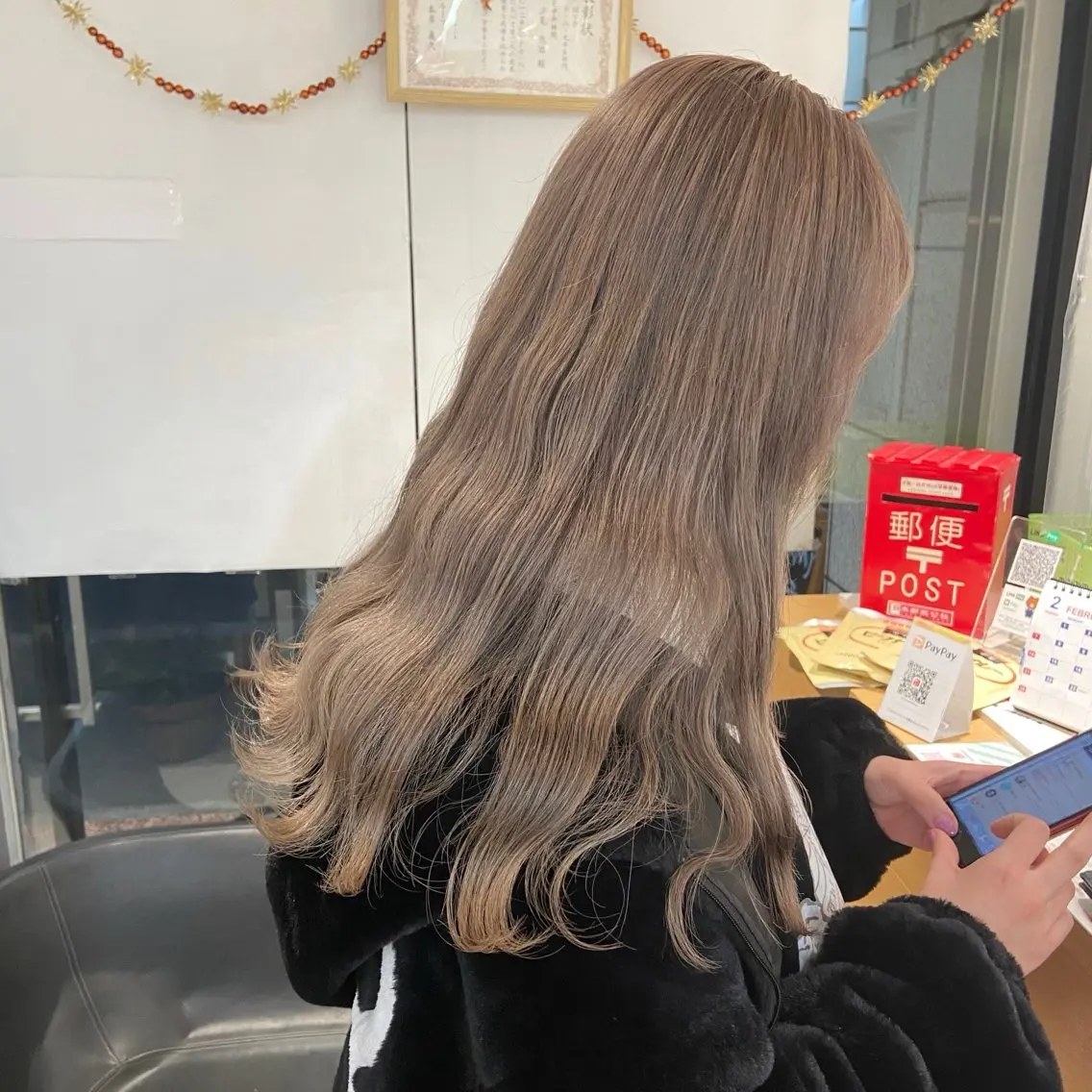 【ロングハイトーン好きの方必見】💕カット➕ダブルカラー【ブリーチ】➕amiiトリートメント(長さによって料金変動)の写真