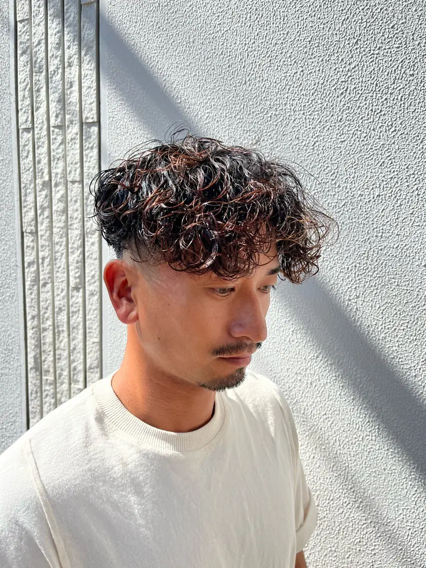 パーマ メンズ カット パーマ 後藤 一孝のヘアスタイル