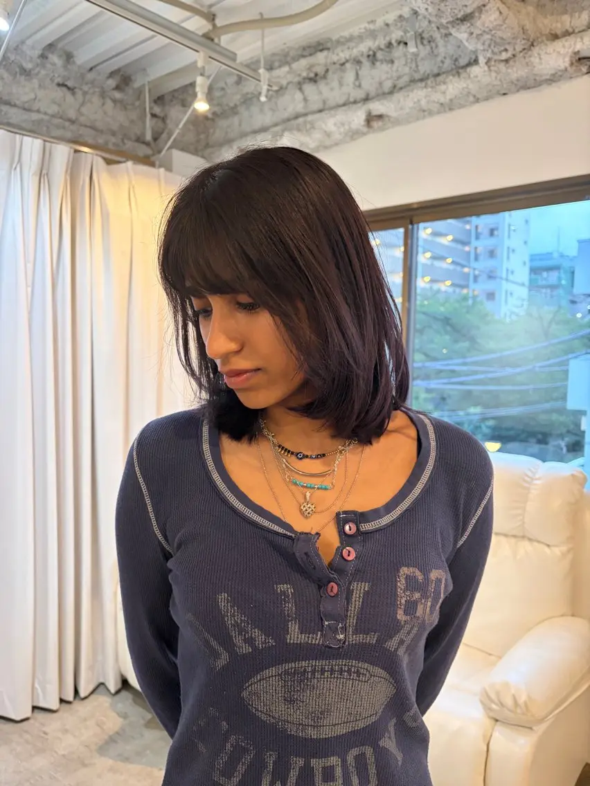 ミディアム カラー coco 🧬のヘアスタイル