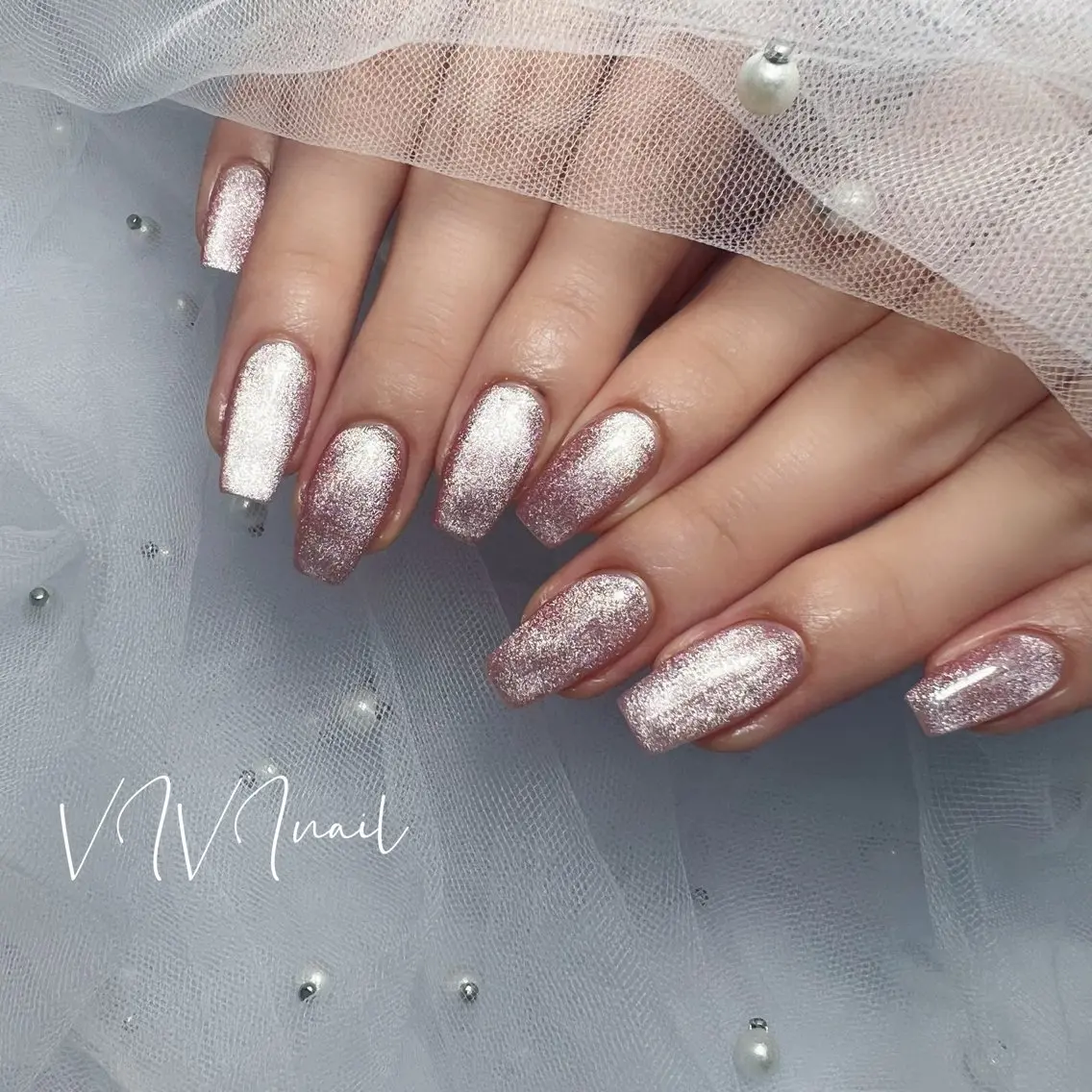 マグネットネイルワンカラーコース💅の写真