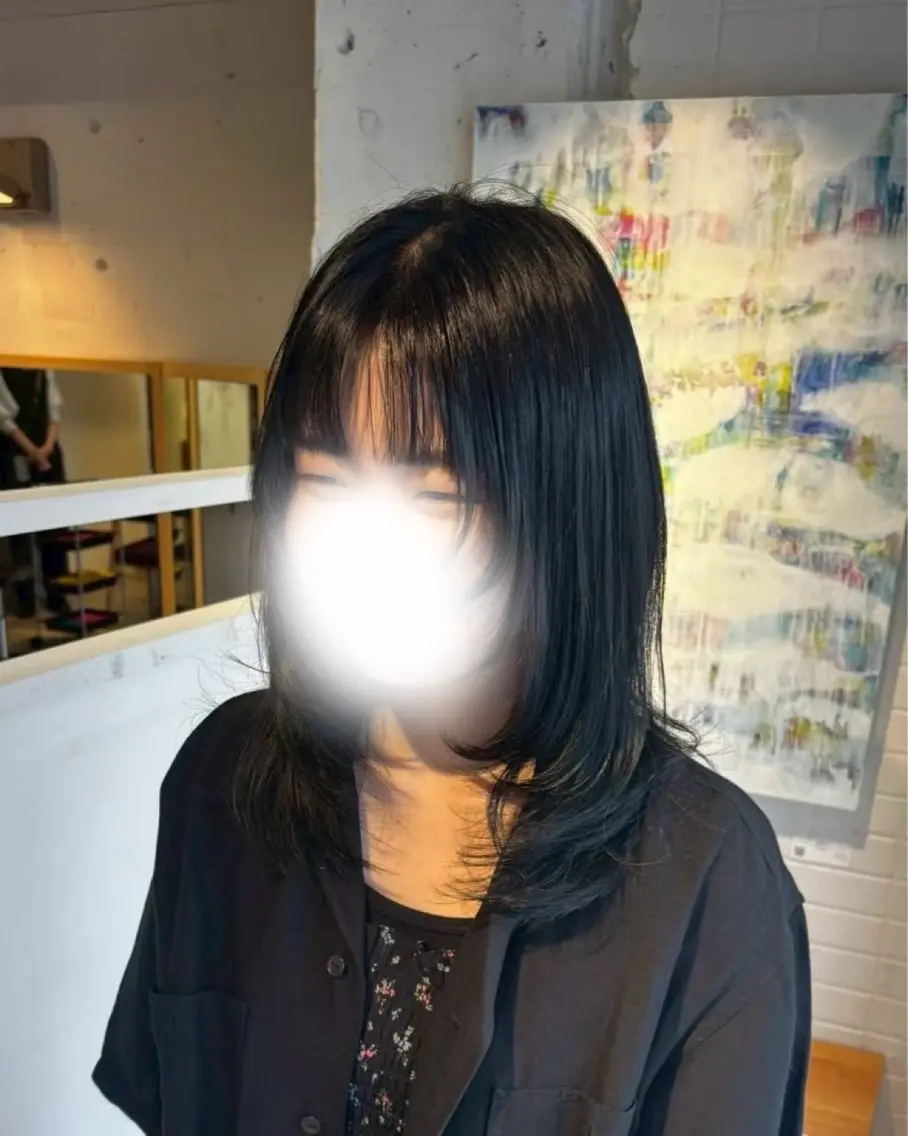 レイヤーカットの写真