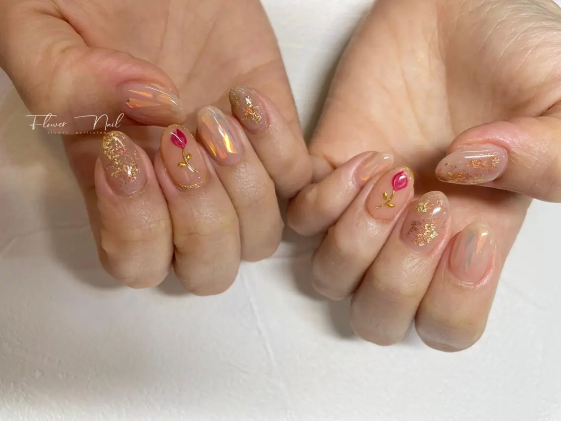 ネイル Flower nailのネイルデザイン