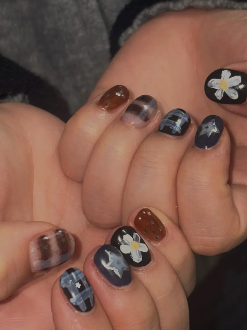 メンズ ネイル akari✨千葉駅 アート、メンズネイルのネイルデザイン
