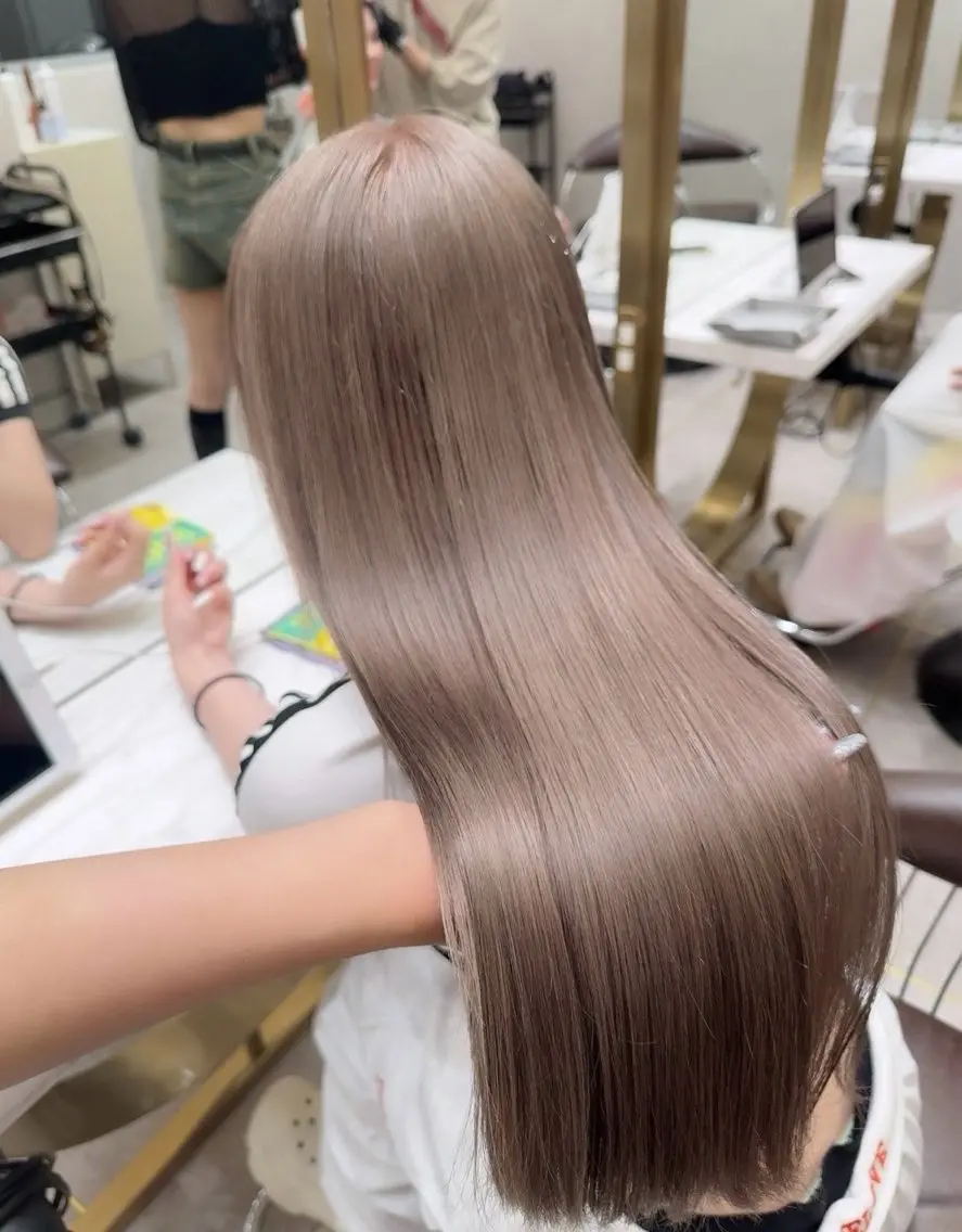 セミロング ヘアカラー トリートメント 🎀似合わせカット/ 透明感カラー/翼🎀のヘアスタイル