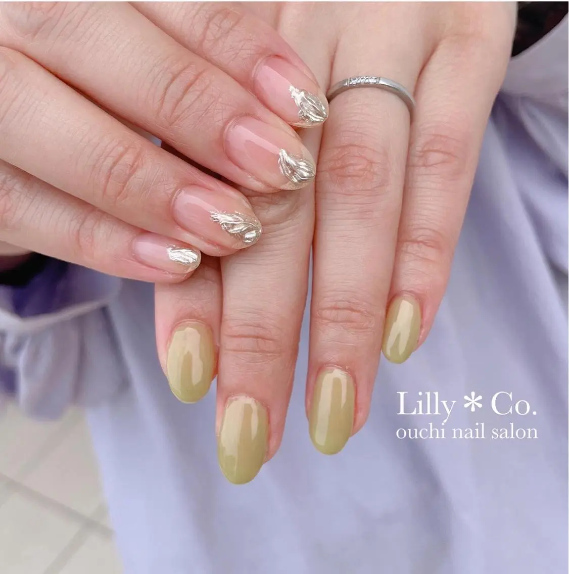 ネイル ハンドネイル ハンドケア Lilly Co.のネイルデザイン