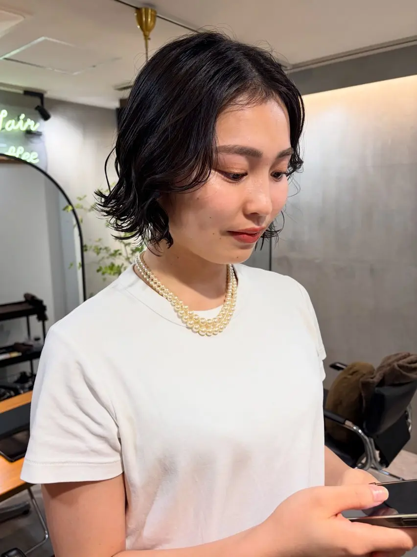 ショート カット chinatsu 🪞透明感/オリーブのヘアスタイル