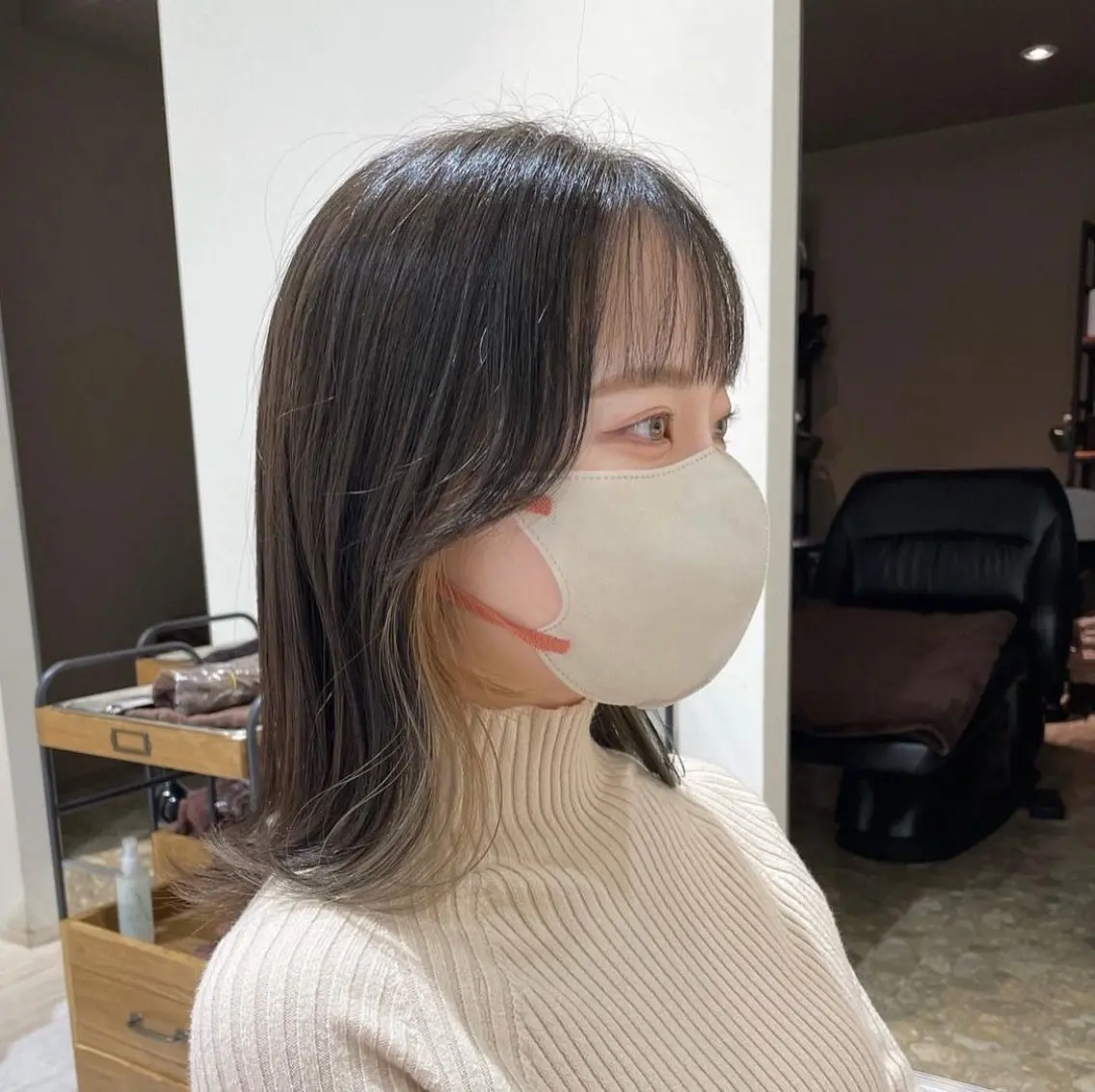 カラー イヤリングカラー lole. まさきのヘアスタイル