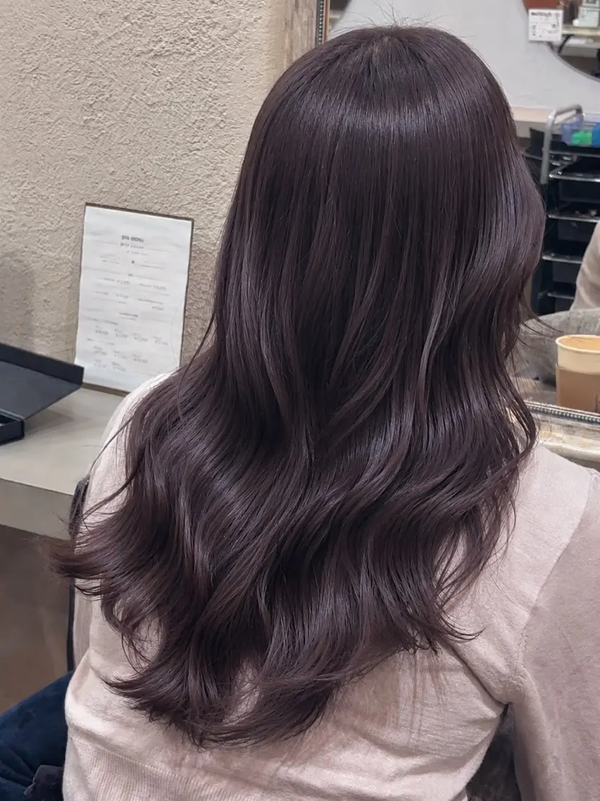 ロング カラー カット ヘアカラー コトノ/レイヤー /透明感カラーのヘアスタイル