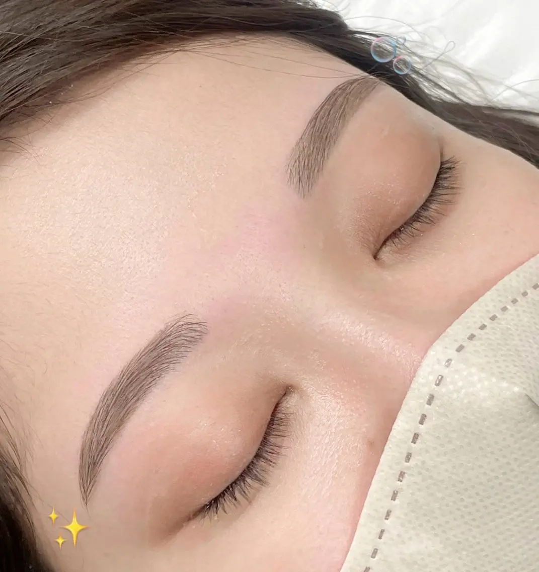 眉毛アイブロウデザインWAX＋選べるまつ毛パーマ ＋【Foula）まつ毛コーティング剤10ml ¥13,950の写真