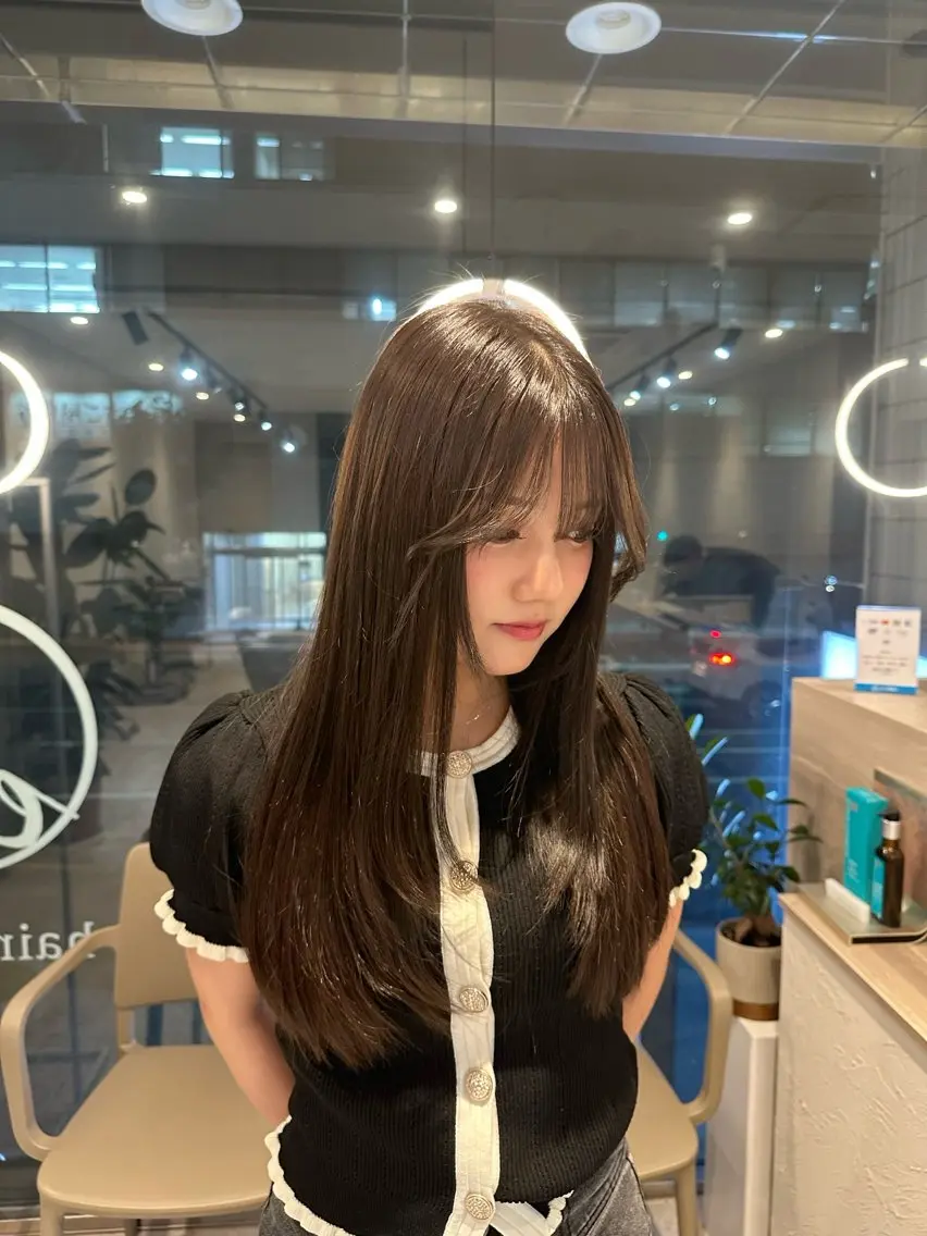 カラー 透明感カラー グレージュ ヘアカラー miyu ♡のヘアスタイル