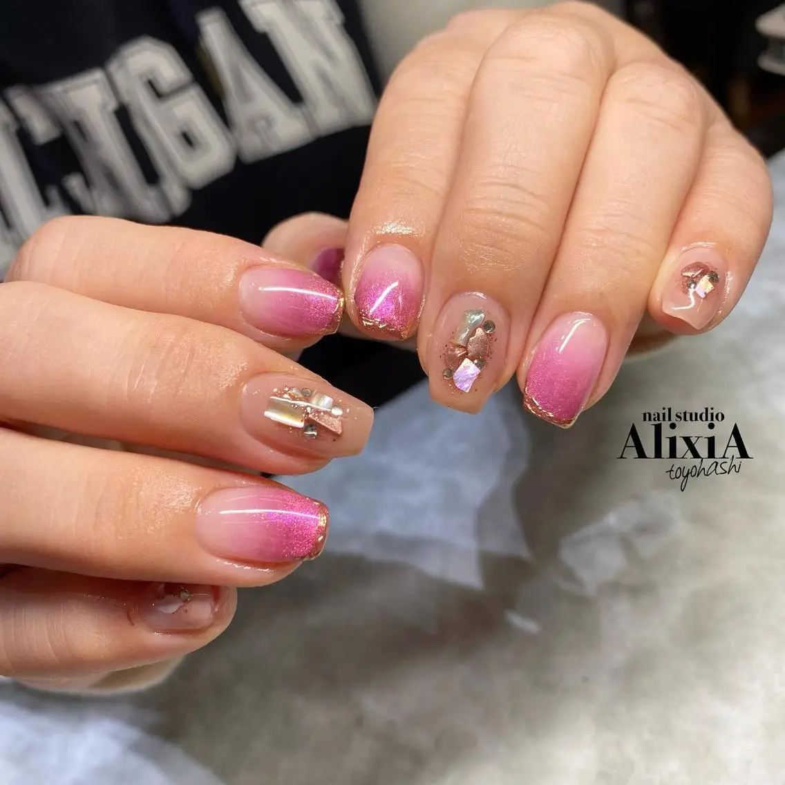 ネイル ハンドネイル AlixiA ゆみのネイルデザイン
