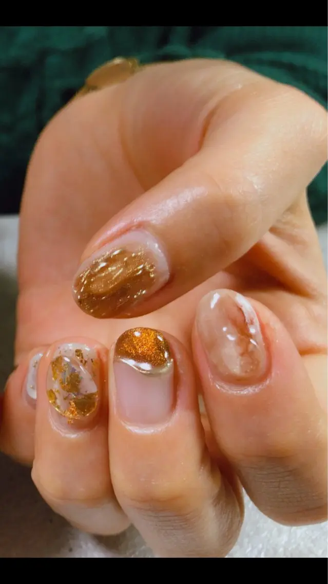 ネイル ニュアンスネイル ハンドネイル kiki nail &brow二子玉川のネイルデザイン