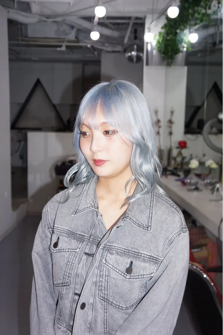 ミディアム ヘアカラー 愛心manami HOPEのヘアスタイル