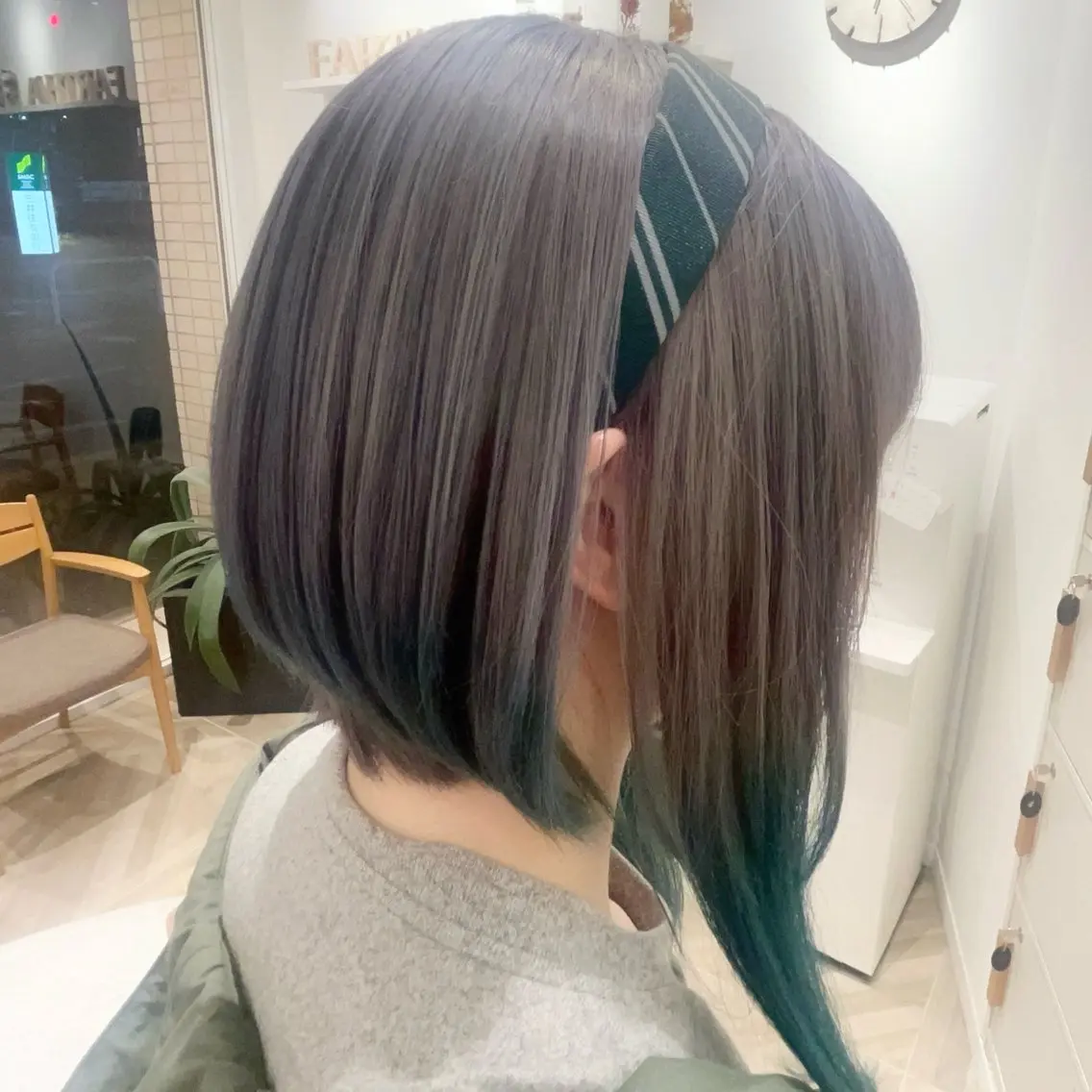 セミロング カラー ヘアカラー トリートメント 🫧透明感カラー🫧 マヤのヘアスタイル