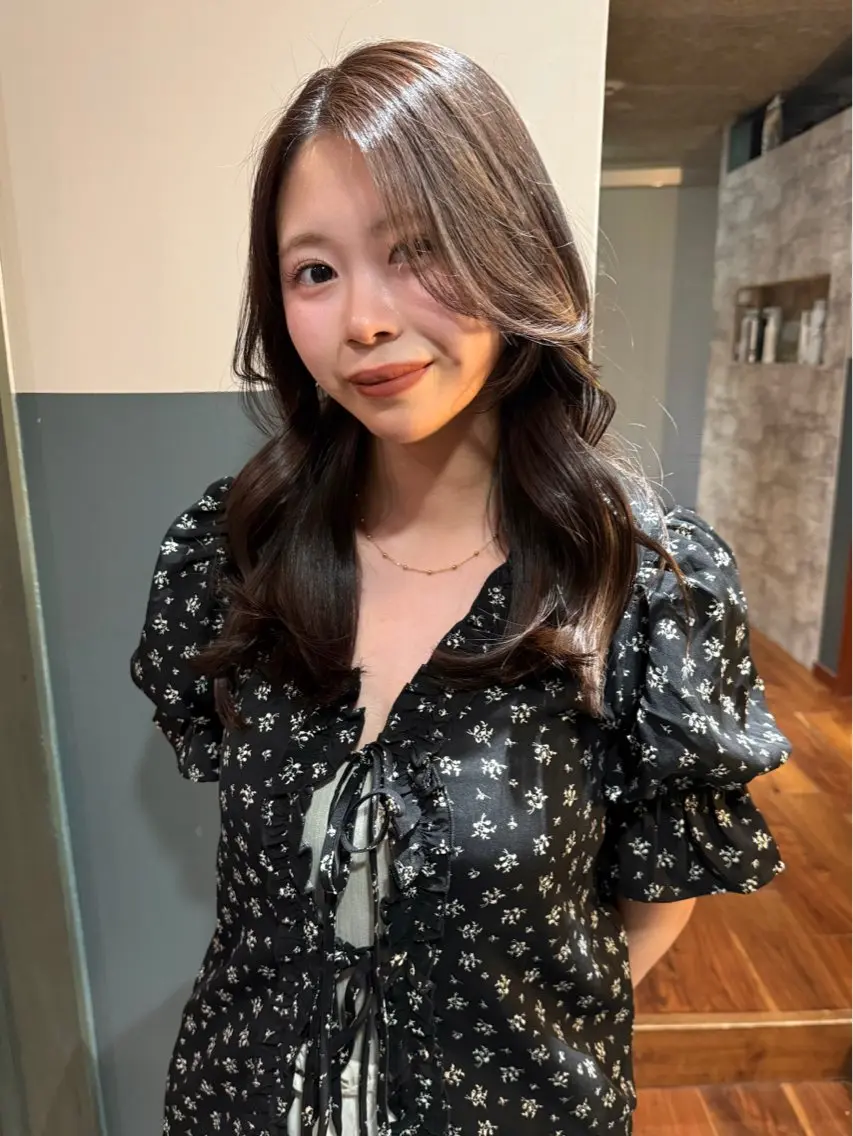 ロング カラー 似合わせカット カット ヘアカラー トリートメント mai / linoah˚✧のヘアスタイル