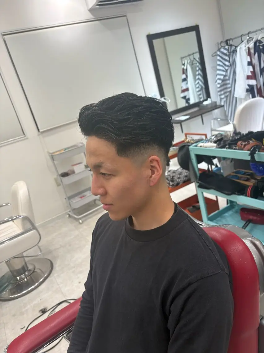 ショート メンズ カット 本間 颯太のヘアスタイル