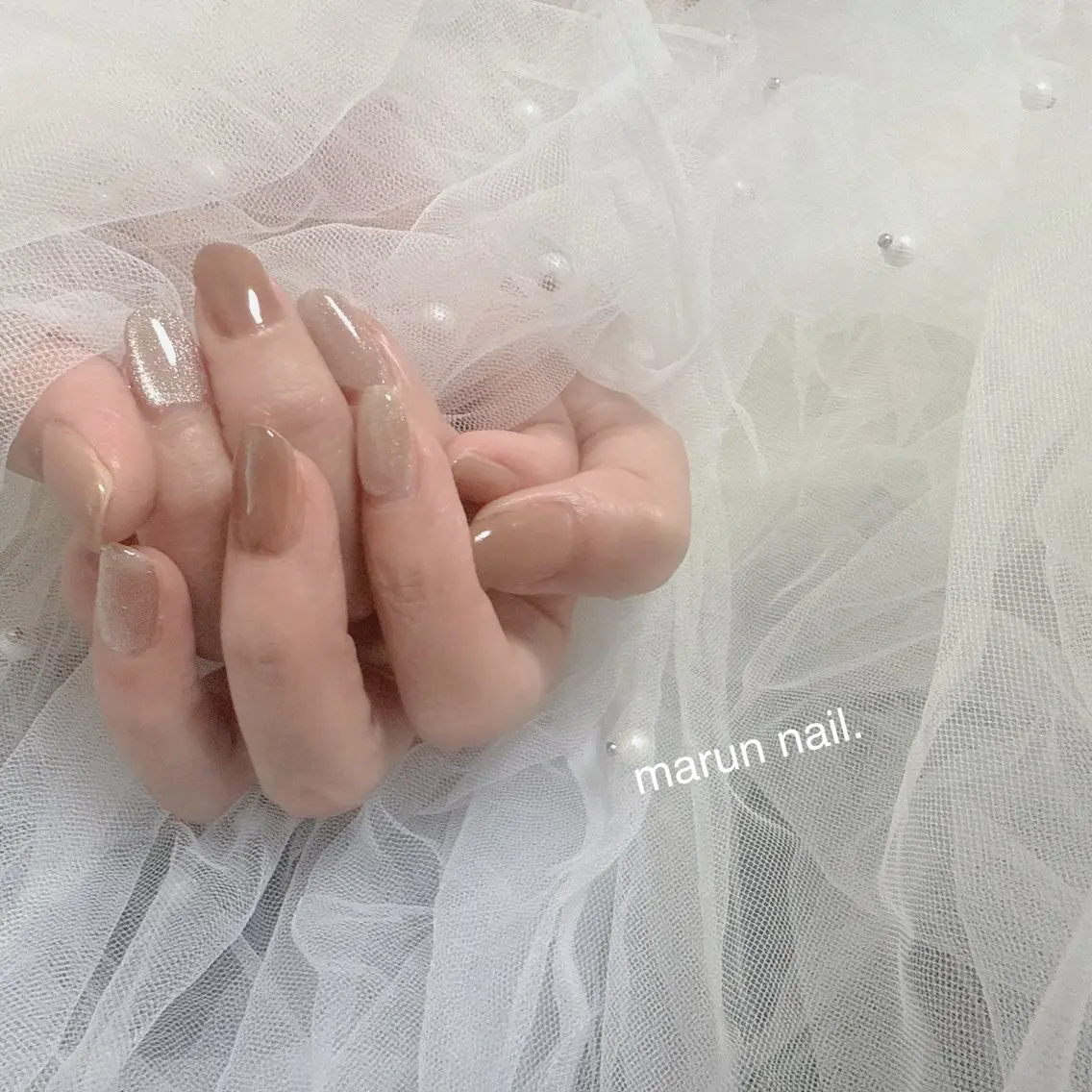 ネイル ジェルネイル シンプルネイル marun._ megumi.のネイルデザイン