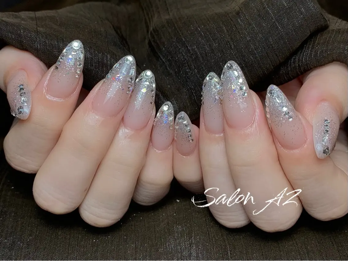 ネイル アートネイル フットネイル フレンチネイル マグネットネイル 持ち込み ハンドネイル salon AZ NANAのネイルデザイン