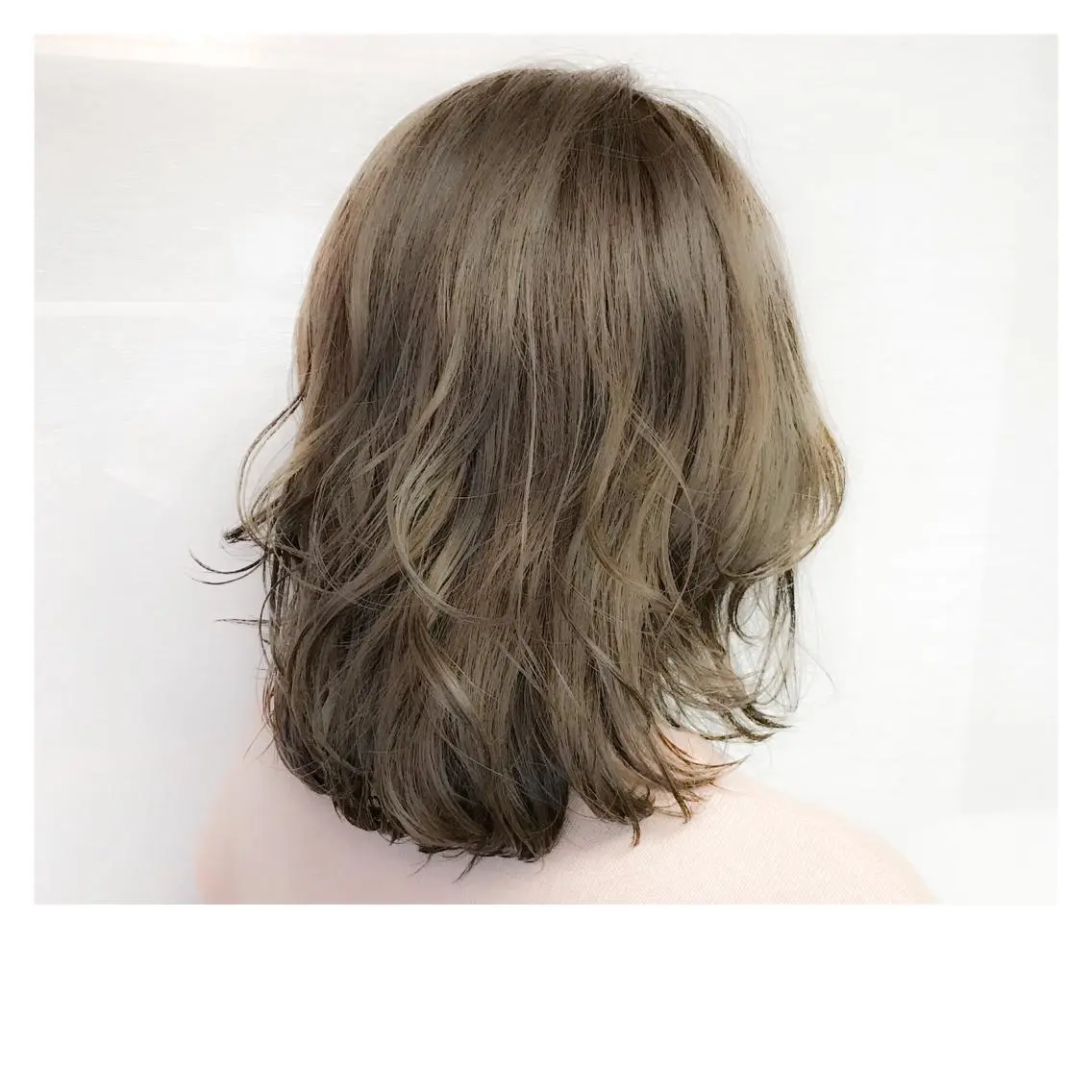 ミディアム カラー パーマ ベージュカラー 酸性縮毛矯正 店長浅野太郎のヘアスタイル