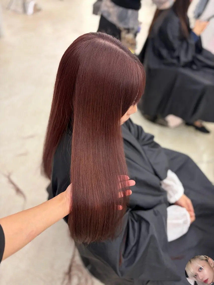 ロング カラー ヘアカラー トリートメント 🎀mai 似合わせ ×トレンドヘア🎀のヘアスタイル