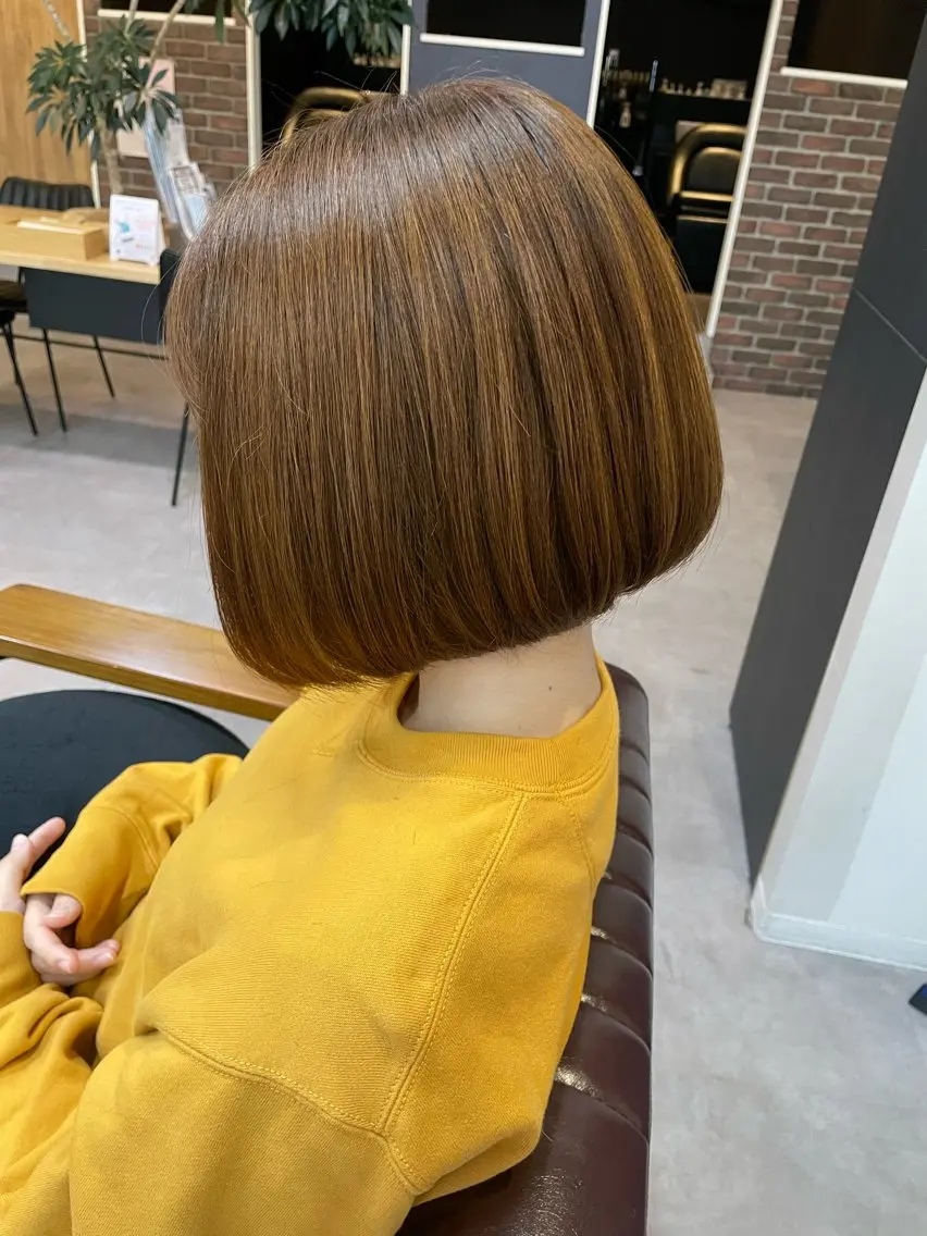 ミディアム ヘアカラー トリートメント 原 麻耶のヘアスタイル