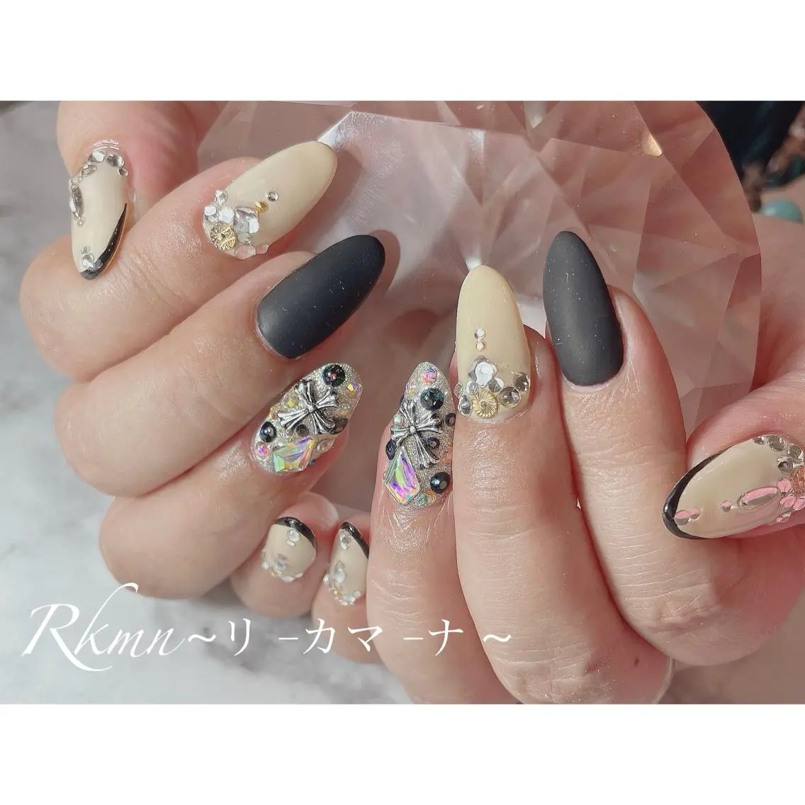 ネイル アートネイル フレンチネイル 春ネイル ハンドネイル フットネイル ハンドケア Rkmn ~リ-カマ-ナ~のネイルデザイン
