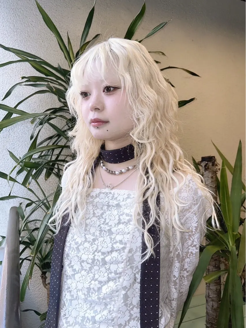 春カラー🌸ブリーチ有りダブルカラー✨️2STEPトリートメント付き💜の写真