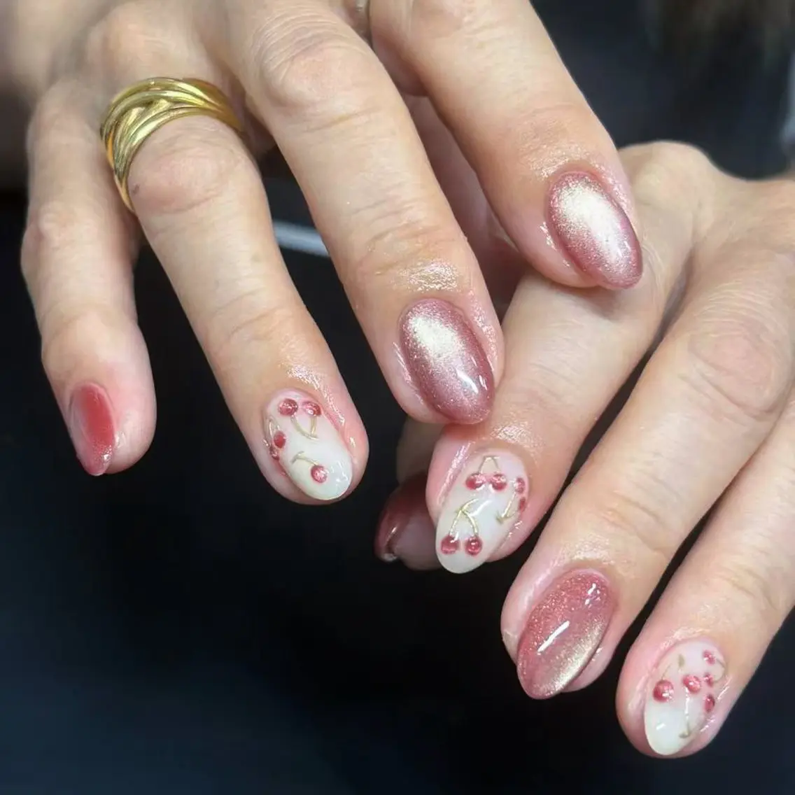 ネイル スカルプネイル シンプルネイル Lu nailsalonのネイルデザイン