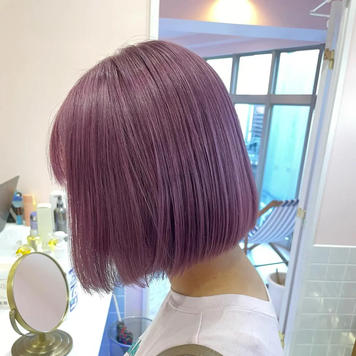 ミディアム カラー ヘアカラー トリートメント ヘアセット 🫧tatsuki 🫧“lot 横浜“のヘアスタイル