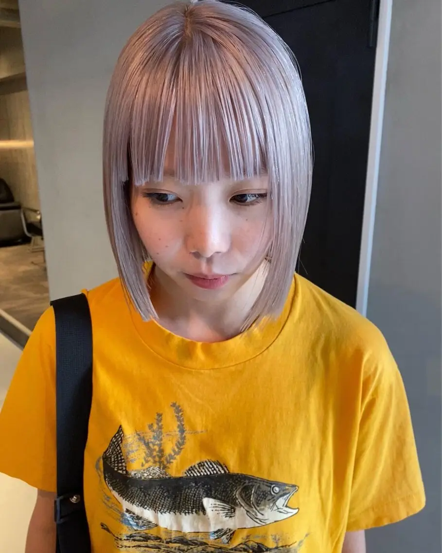 ショート カラー ブリーチ カット ヘアカラー トリートメント 🧼柴田 健太郎🧼のヘアスタイル