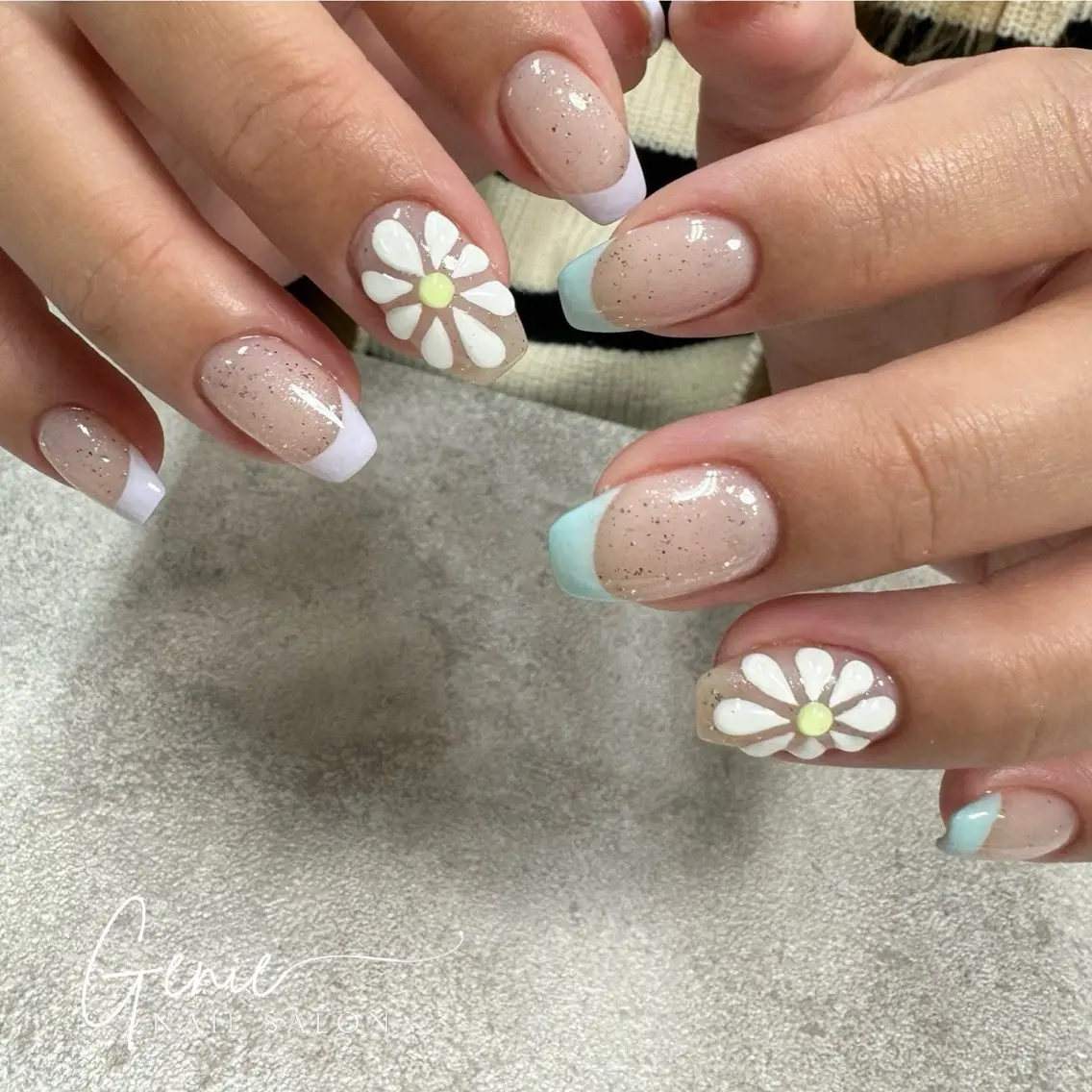 ネイル ぷっくりネイル ハンドネイル Nail salon Genieのネイルデザイン