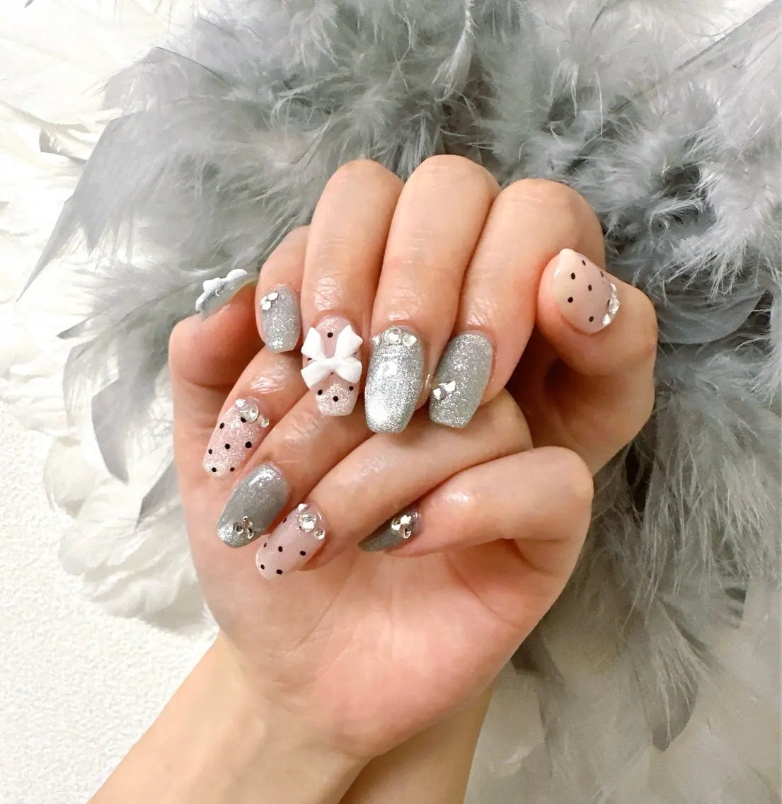 ネイル マグネットネイル ハンドネイル Pretty Nail Salonのネイルデザイン