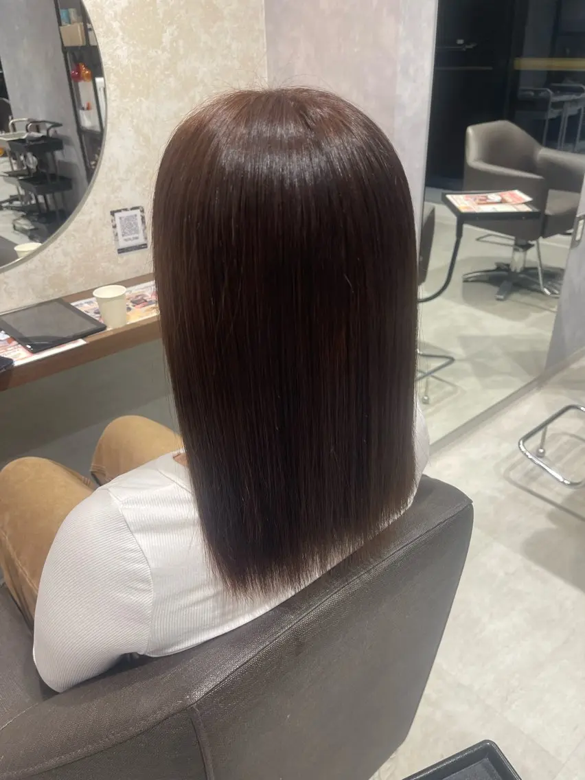 ミディアム ヘアカラー FORCE 荻原卓冶のヘアスタイル