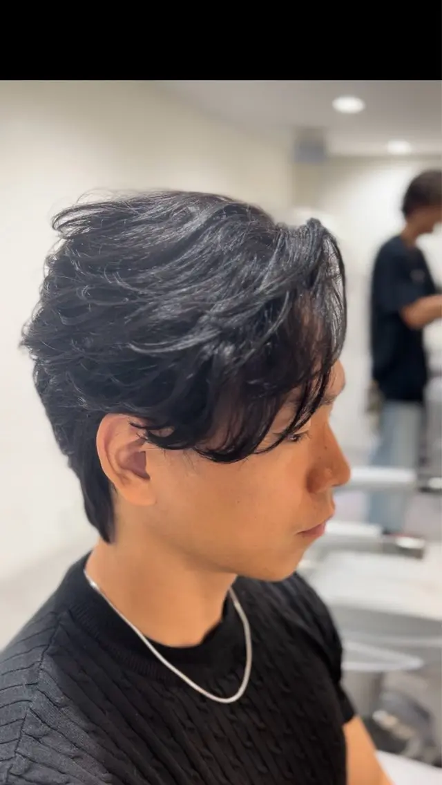 メンズ センターパート Men's NAM 八角のヘアスタイル