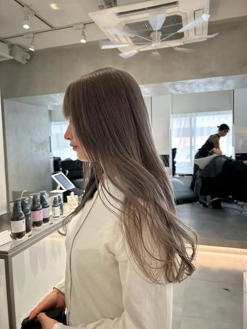 ロング カラー 🪞透け感&韓国ヘア 🪞honokaのヘアスタイル