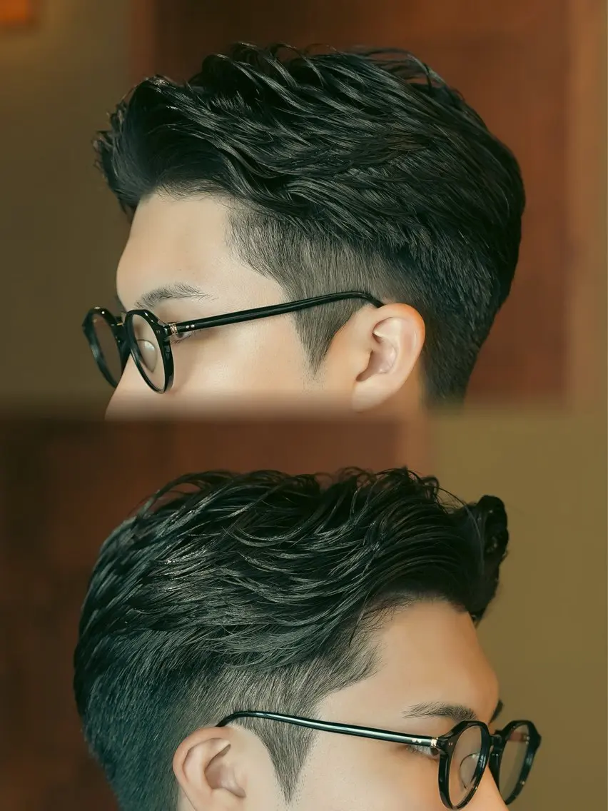 ショート パーマ メンズ カット ヘアカラー パーマ 縮毛矯正 トリートメント メンズパーマ タカキリョウのヘアスタイル