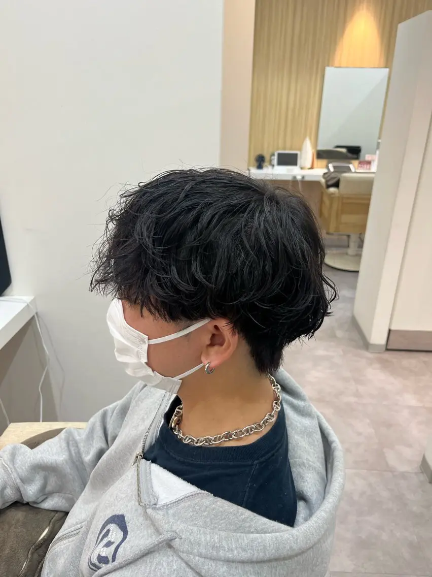【U24】メンズ限定👦🏻 人気No.1👑 ／シャドウパーマ(カット込み)の写真