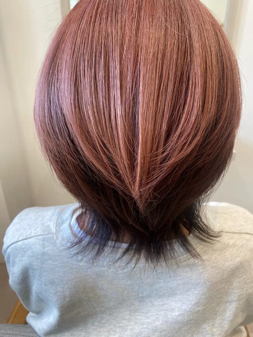 ショート カラー ウルフカット Yamazaki yukaのヘアスタイル