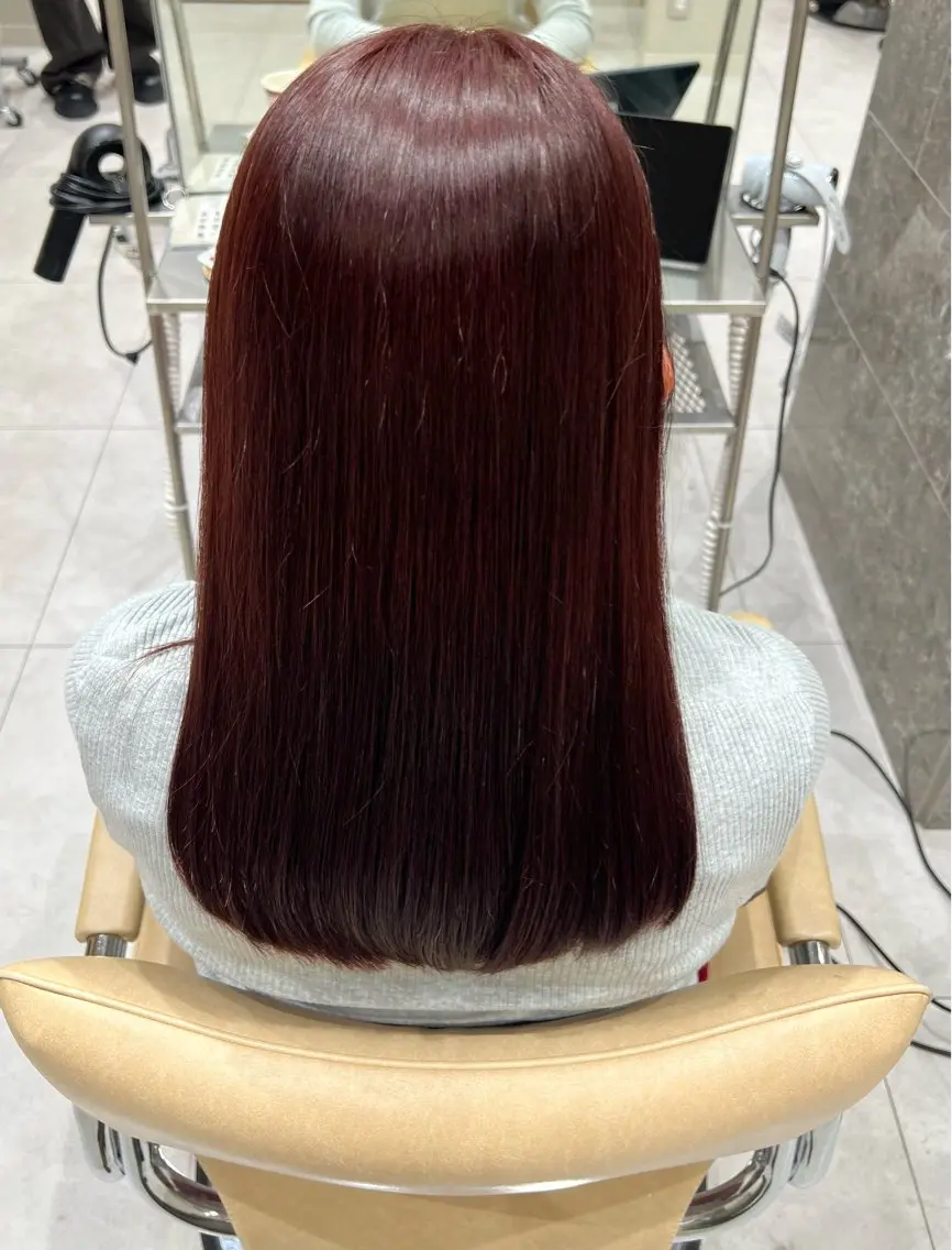 ロング 白髪ぼかし特化美容師 古賀雄歩のヘアスタイル
