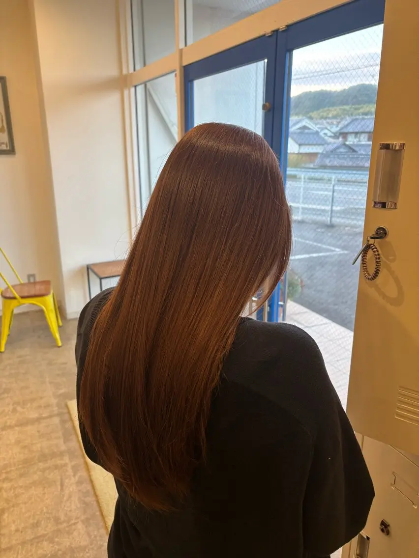 ロング カラー ヘアカラー HashTAG momokaのヘアスタイル
