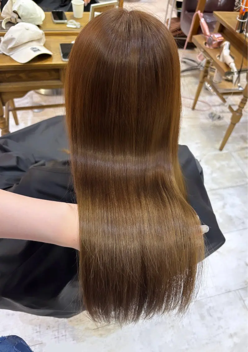 ロング ヘアカラー トリートメント 🪼艶カラー🪼 田口彩香のヘアスタイル