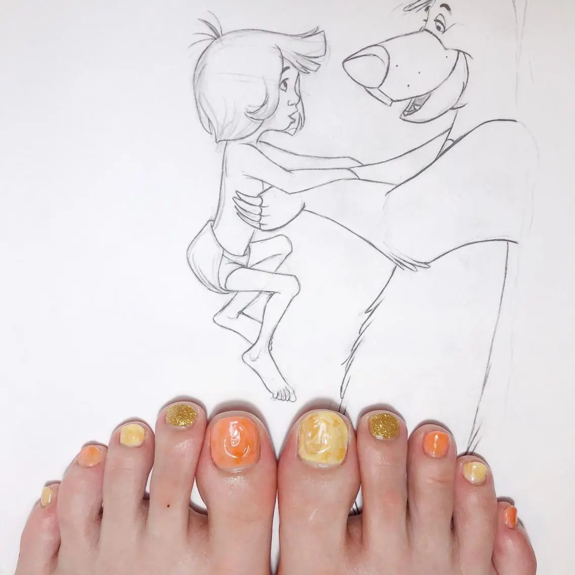 ネイル フットネイル ニュアンスネイル owlnail /持込みデザイン専門のネイルデザイン