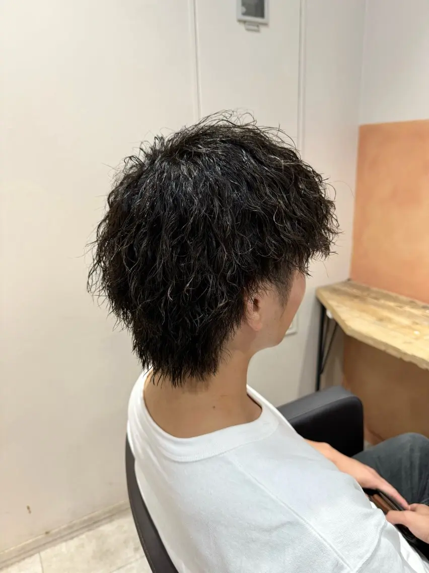 メンズ メンズパーマ カット パーマ メンズ特化 TAKUYAのヘアスタイル