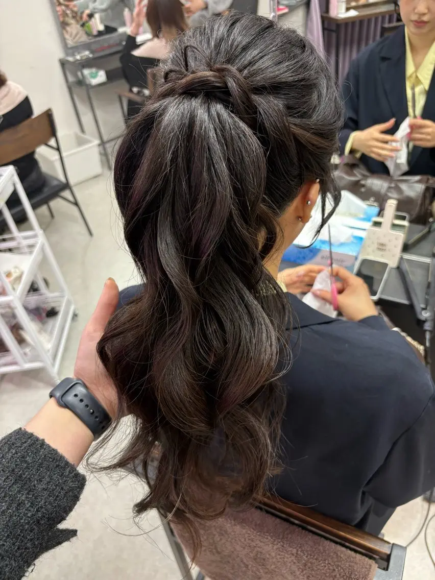 ロング Iio Renaのヘアスタイル