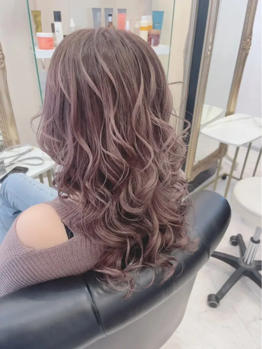 ロング カット ヘアカラー トリートメント 💎JADE GRACE💎のヘアスタイル